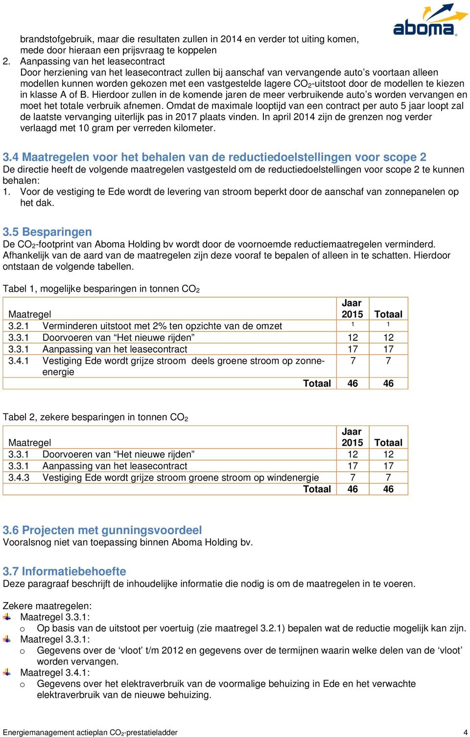 2-uitstoot door de modellen te kiezen in klasse A of B. Hierdoor zullen in de komende jaren de meer verbruikende auto s worden vervangen en moet het totale verbruik afnemen.