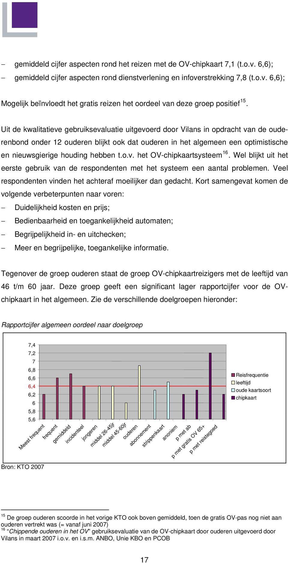 o.v. het OV-chipkaartsysteem 16. Wel blijkt uit het eerste gebruik van de respondenten met het systeem een aantal problemen. Veel respondenten vinden het achteraf moeilijker dan gedacht.