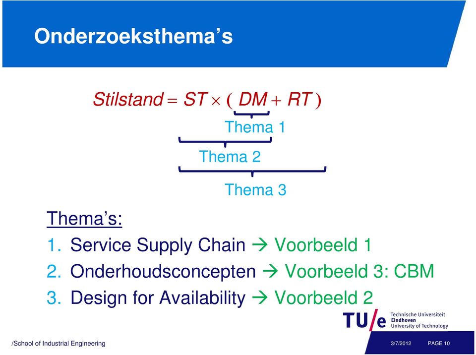 Service Supply Chain Voorbeeld 1 2.