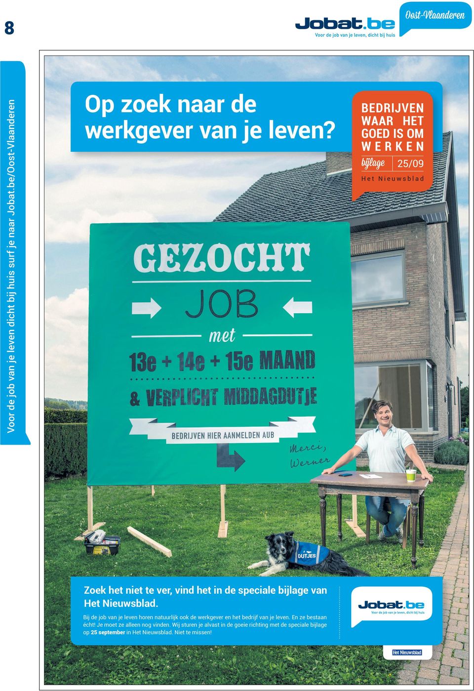 speciale bijlage van Het Nieuwsblad.