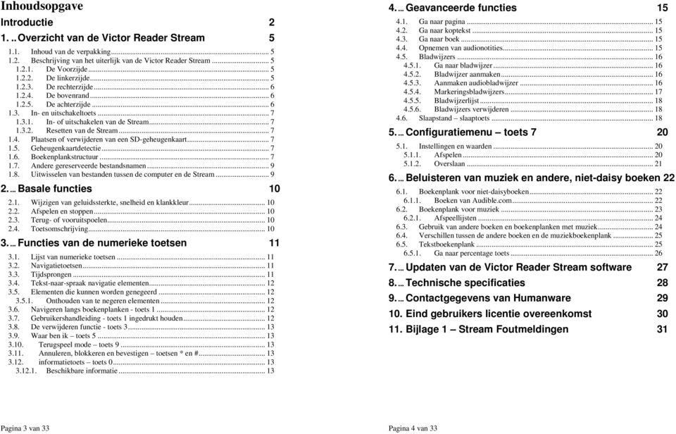 .. 7 1.4. Plaatsen of verwijderen van een SD-geheugenkaart... 7 1.5. Geheugenkaartdetectie... 7 1.6. Boekenplankstructuur... 7 1.7. Andere gereserveerde bestandsnamen... 9 1.8.