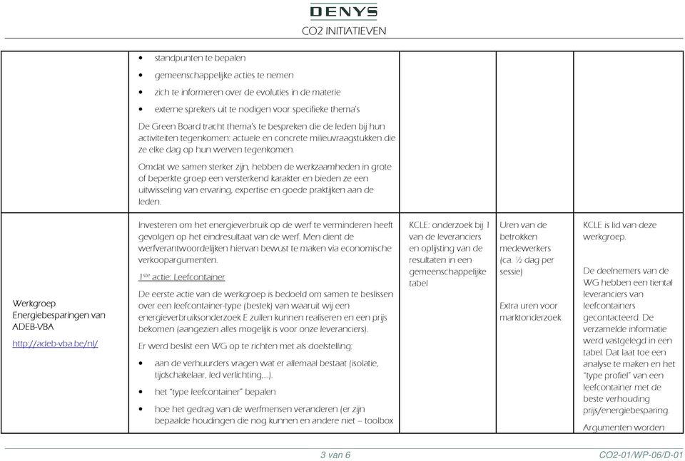 Omdat we samen sterker zijn, hebben de werkzaamheden in grote of beperkte groep een versterkend karakter en bieden ze een uitwisseling van ervaring, expertise en goede praktijken aan de leden.