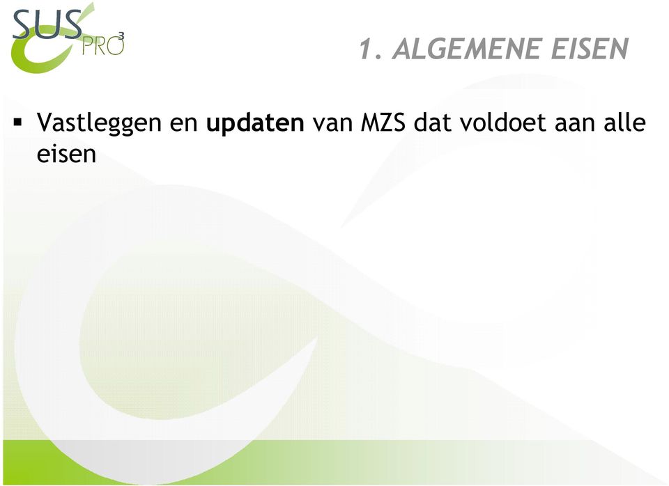 updaten van MZS