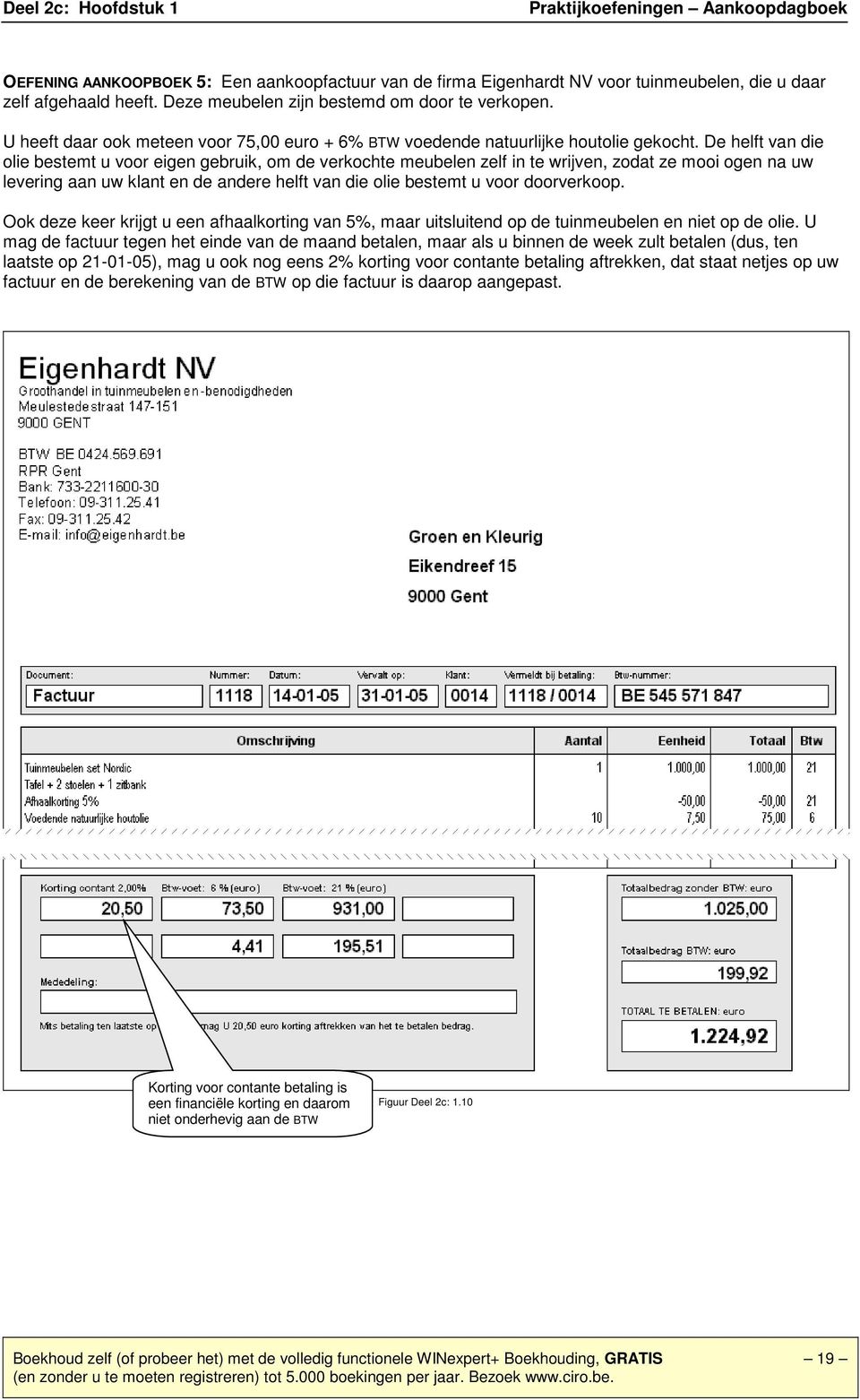 De helft van die olie bestemt u voor eigen gebruik, om de verkochte meubelen zelf in te wrijven, zodat ze mooi ogen na uw levering aan uw klant en de andere helft van die olie bestemt u voor