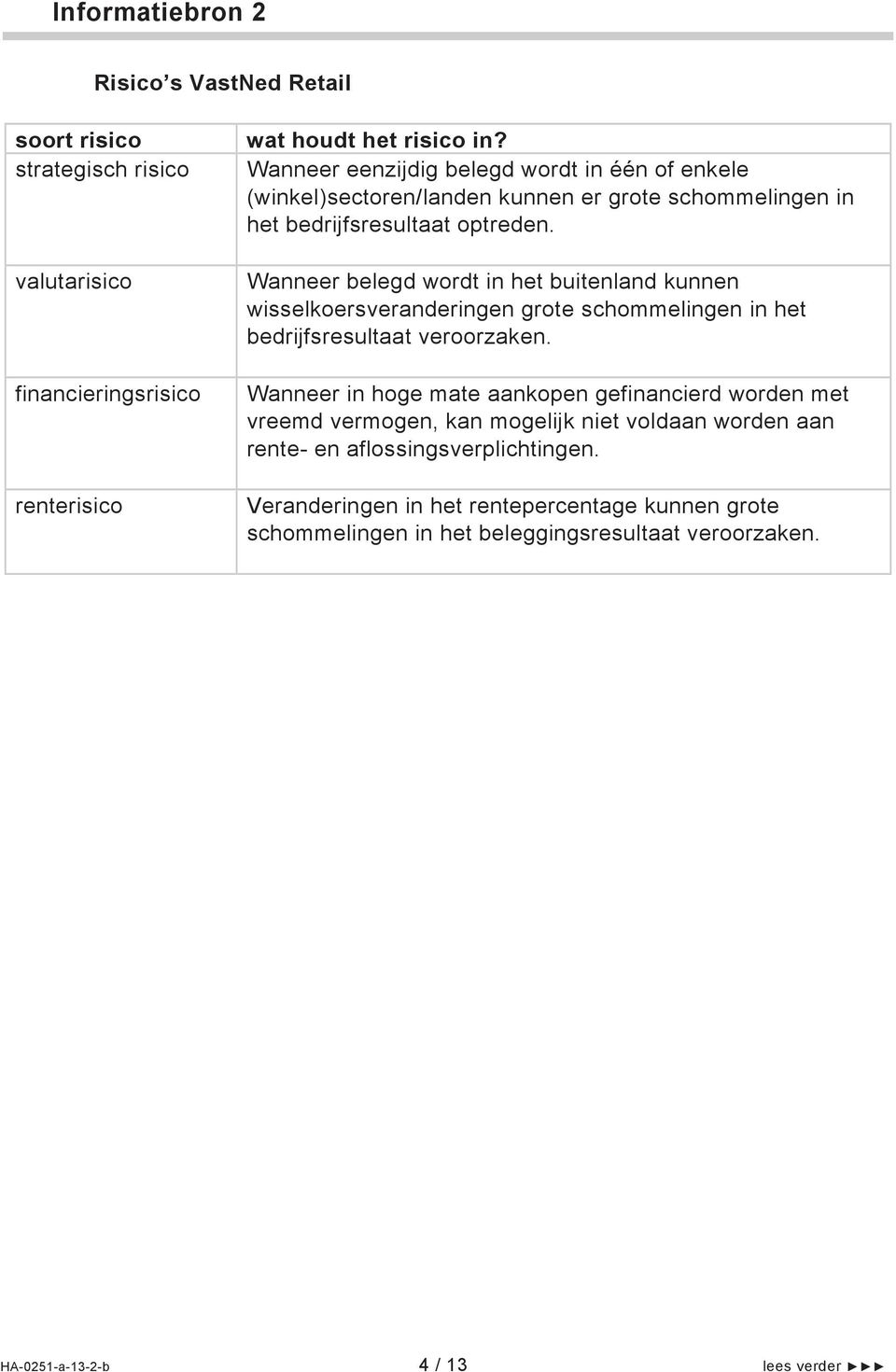 Wanneer belegd wordt in het buitenland kunnen wisselkoersveranderingen grote schommelingen in het bedrijfsresultaat veroorzaken.