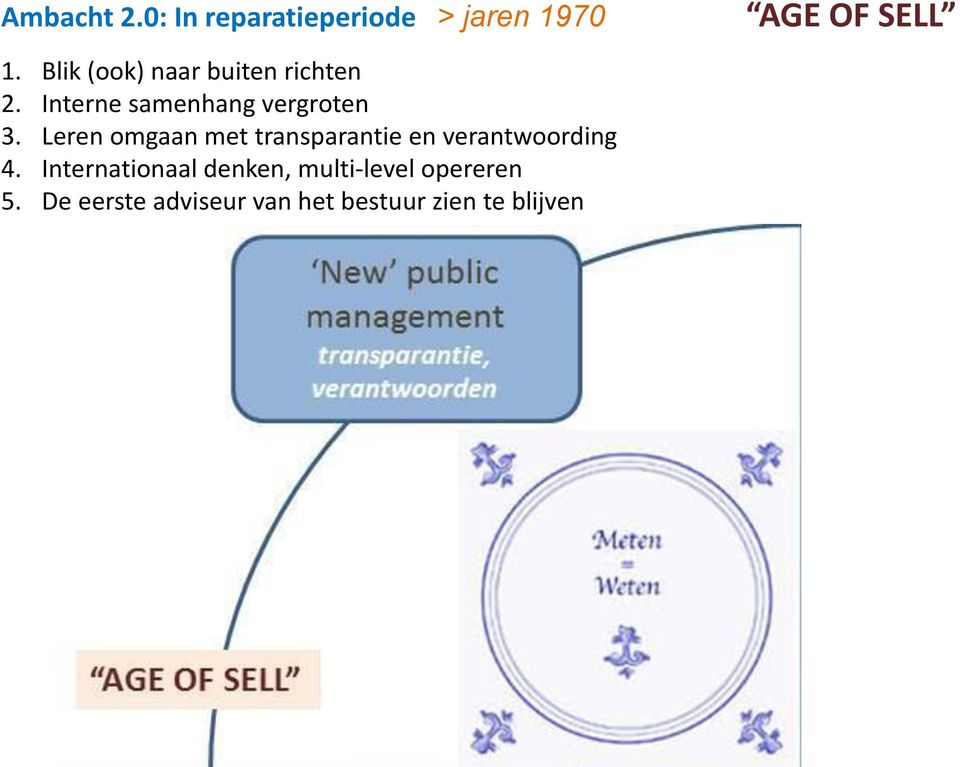 Leren omgaan met transparantie en verantwoording 4.