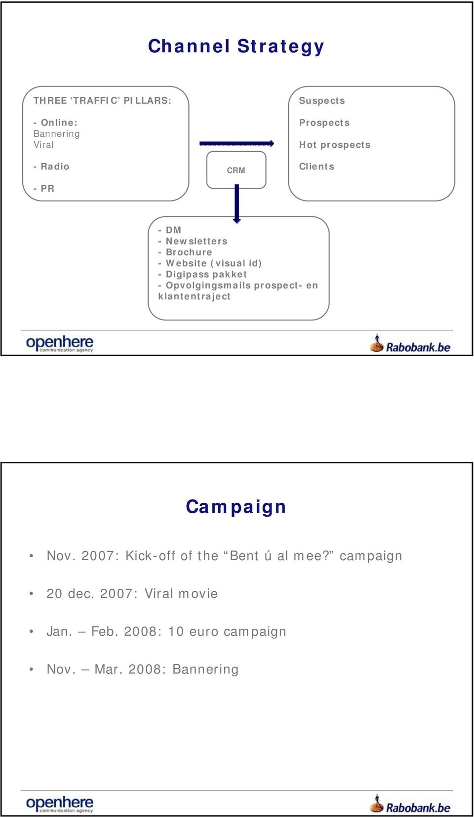 pakket - Opvolgingsmails prospect- en klantentraject Campaign Nov.