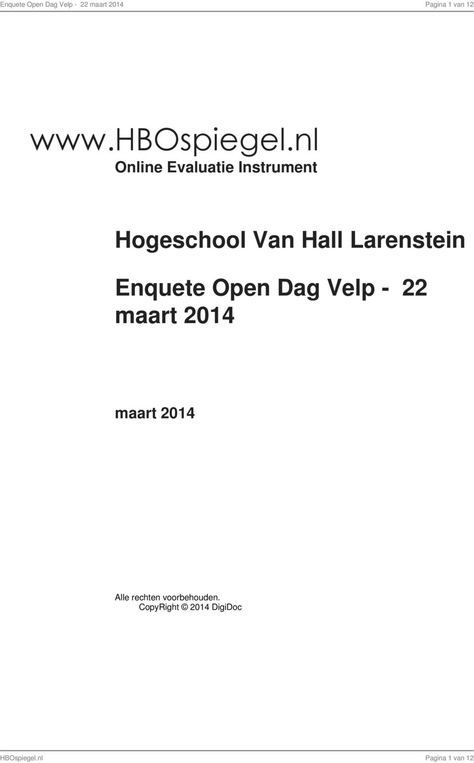 Equete Ope Dag Velp - 22 maart 2014 maart 2014 Alle