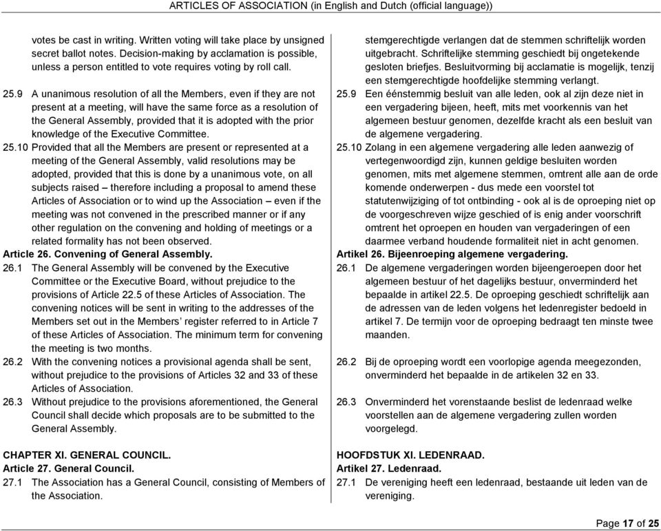 knowledge of the Executive Committee. 25.