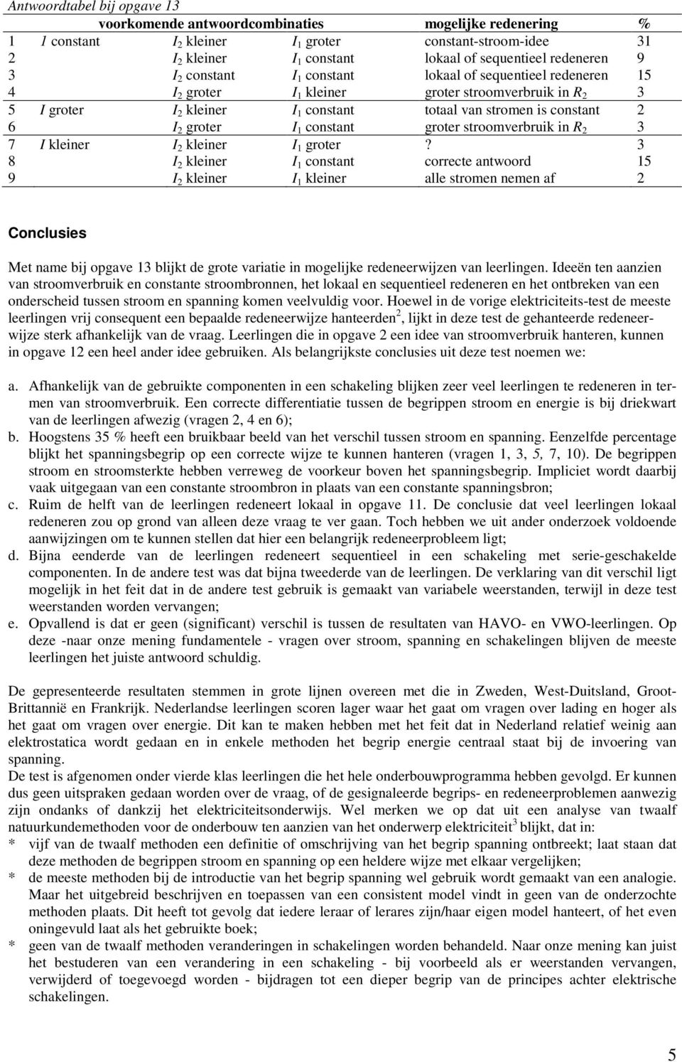 6 I 2 groter I 1 constant groter stroomverbruik in R 2 3 7 I kleiner I 2 kleiner I 1 groter?