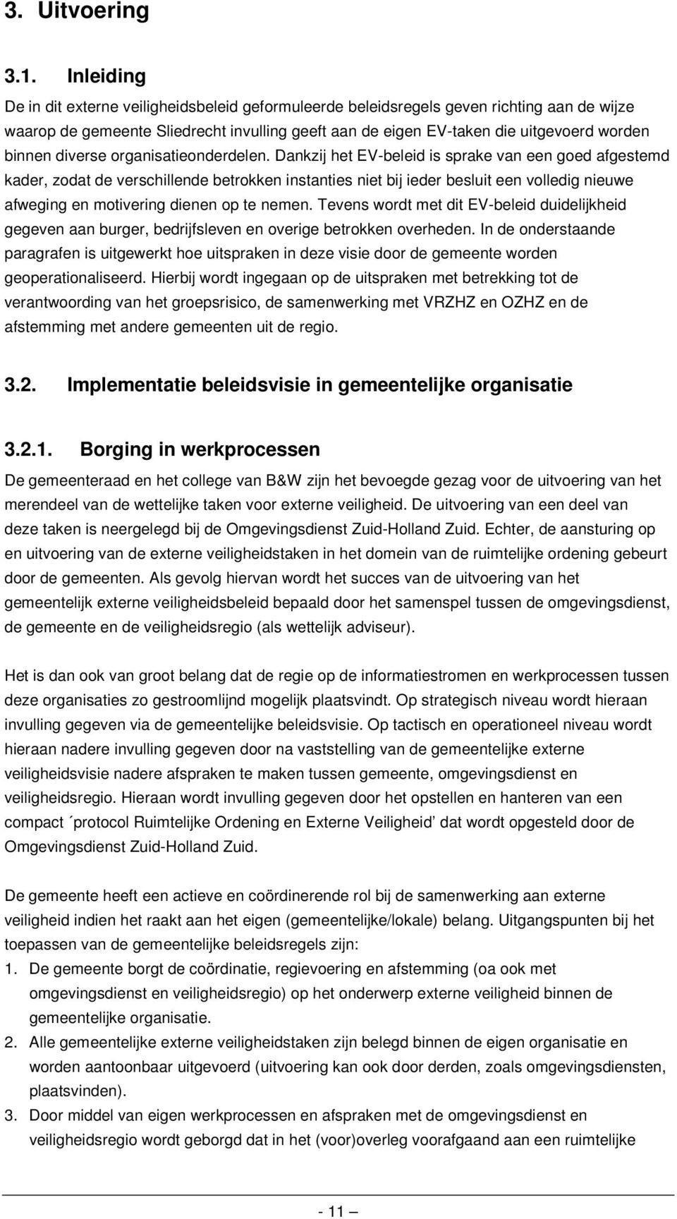 diverse organisatieonderdelen.