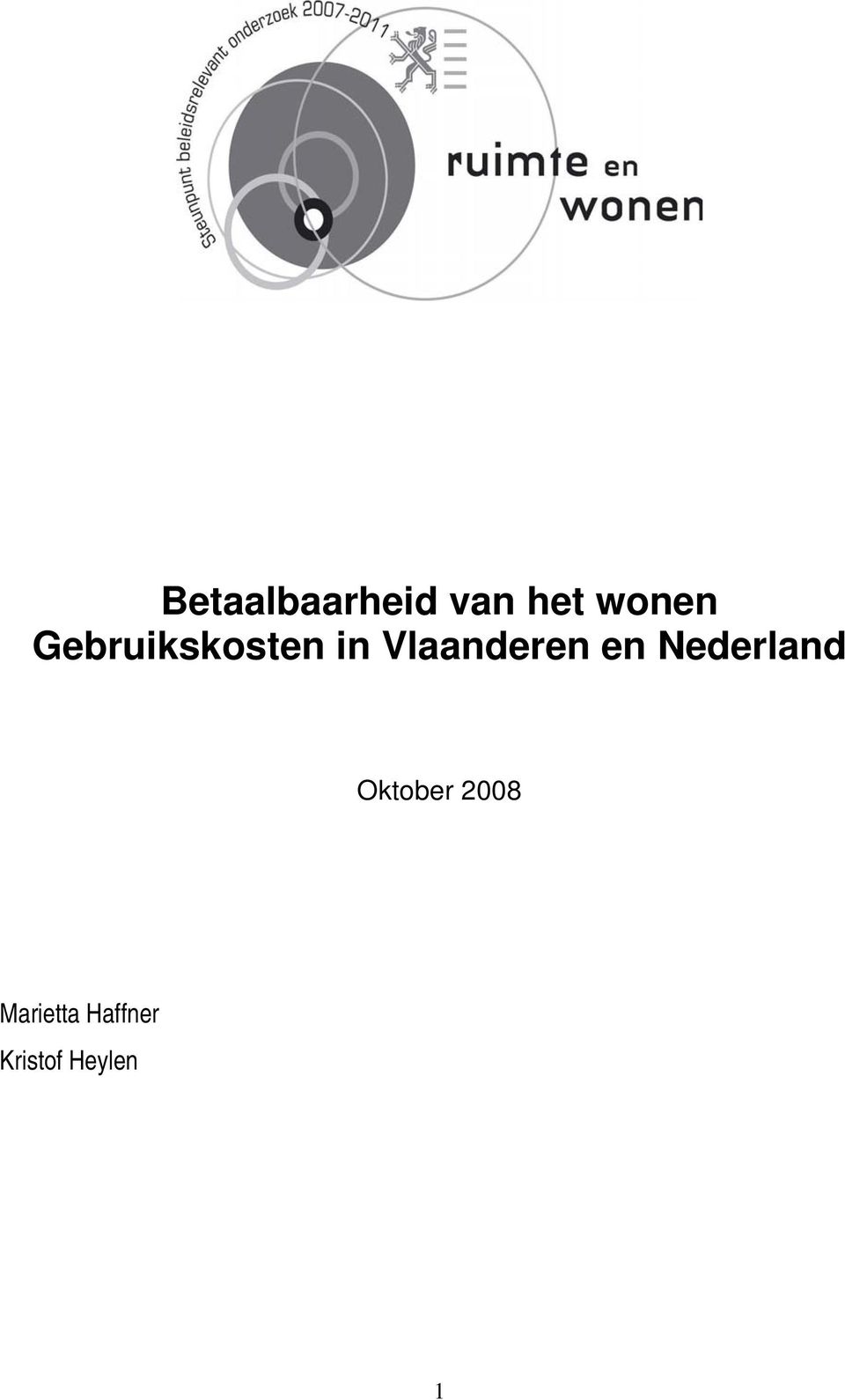 en Nederland Oktober 2008