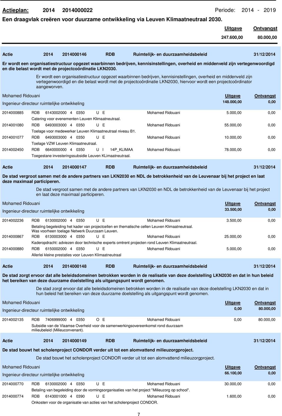 die belast wordt met de projectcoördinatie LKN23.