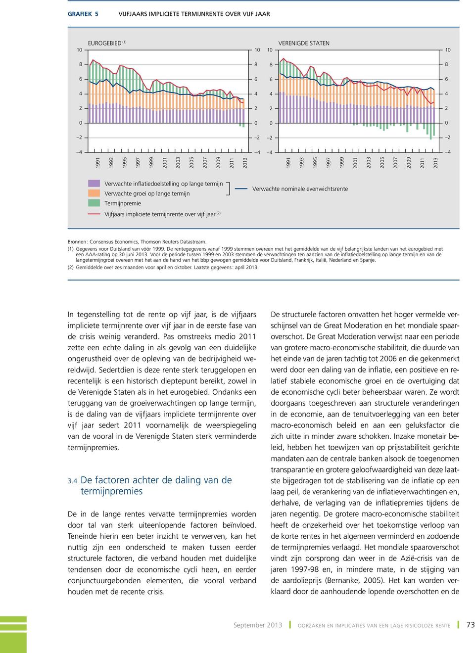 Economics, Thomson Reuters Datastream. (1) Gegevens voor Duitsland van vóór 1999.