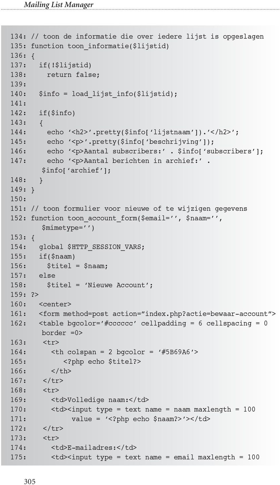 pretty($info[ʻbeschrijvingʼ]); 146: echo ʻ<p>Aantal subscribers:ʼ. $info[ʻsubscribersʼ]; 147: echo ʻ<p>Aantal berichten in archief:ʼ.