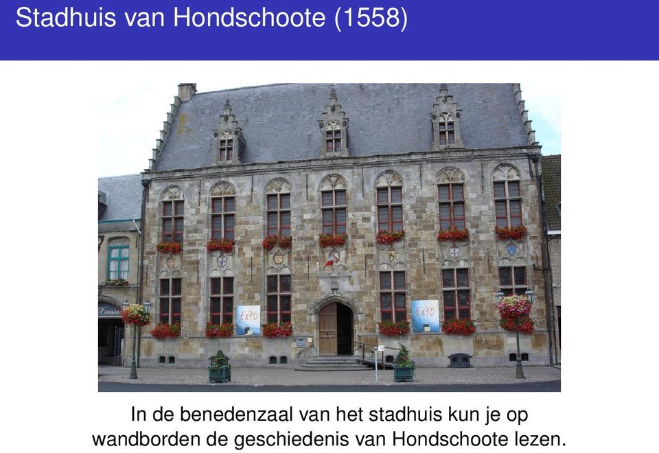 stadhuis kun je op wandborden