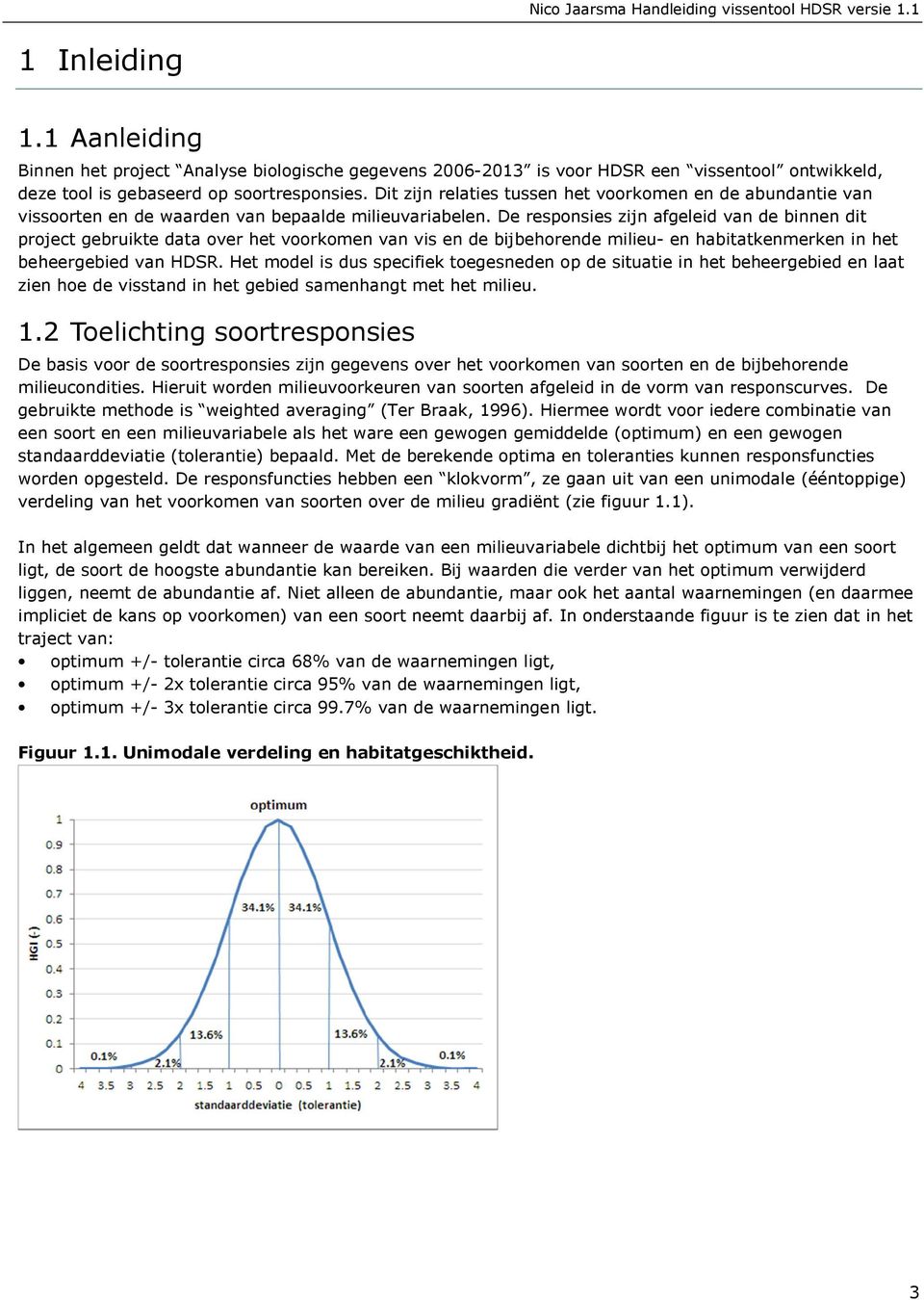 De responsies zijn afgeleid van de binnen dit project gebruikte data over het voorkomen van vis en de bijbehorende milieu- en habitatkenmerken in het beheergebied van HDSR.