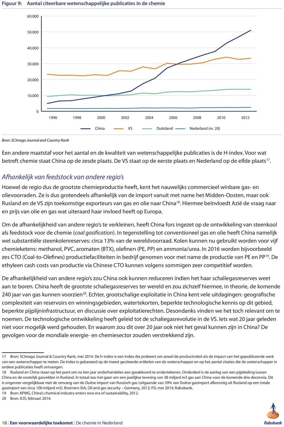 De VS staat op de eerste plaats en Nederland op de elfde plaats 17.