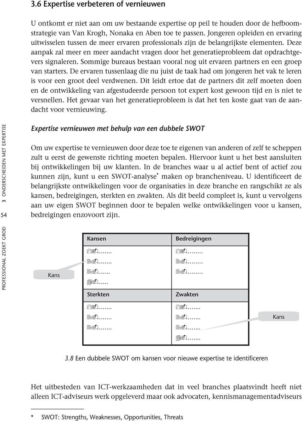 Deze aanpak zal meer en meer aandacht vragen door het generatieprobleem dat opdrachtgevers signaleren. Sommige bureaus bestaan vooral nog uit ervaren partners en een groep van starters.