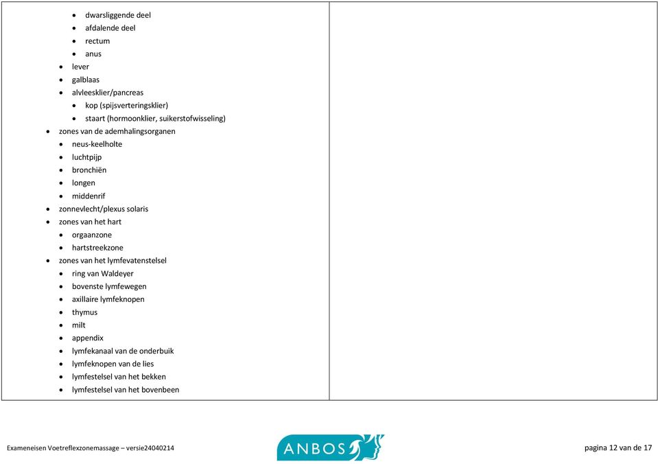 orgaanzone hartstreekzone zones van het lymfevatenstelsel ring van Waldeyer bovenste lymfewegen axillaire lymfeknopen thymus milt appendix lymfekanaal