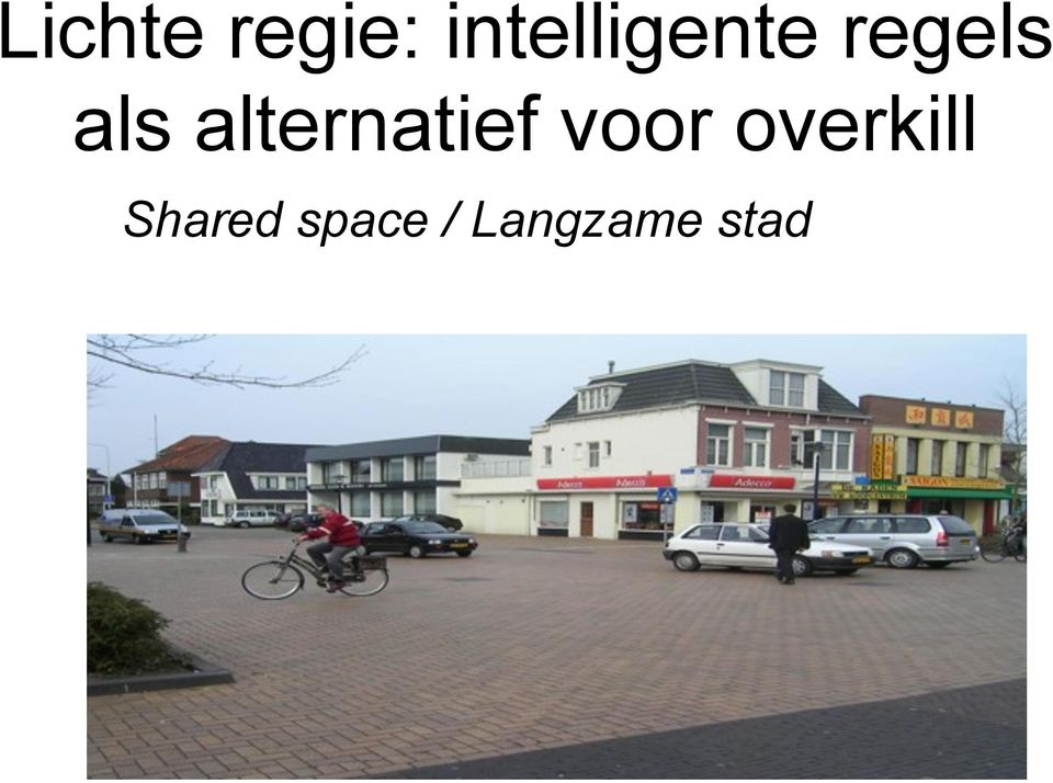 als alternatief voor