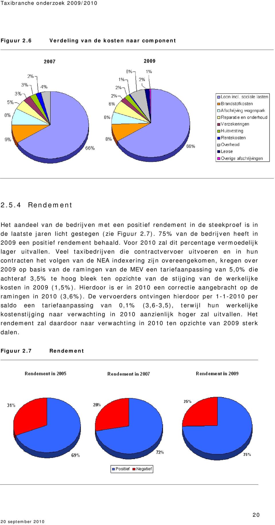 Veel taxibedrijven die contractvervoer uitvoeren en in hun contracten het volgen van de NEA indexering zijn overeengekomen, kregen over 2009 op basis van de ramingen van de MEV een tariefaanpassing