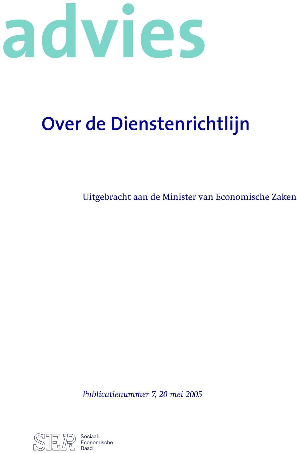 Economische Zaken Publicatienummer