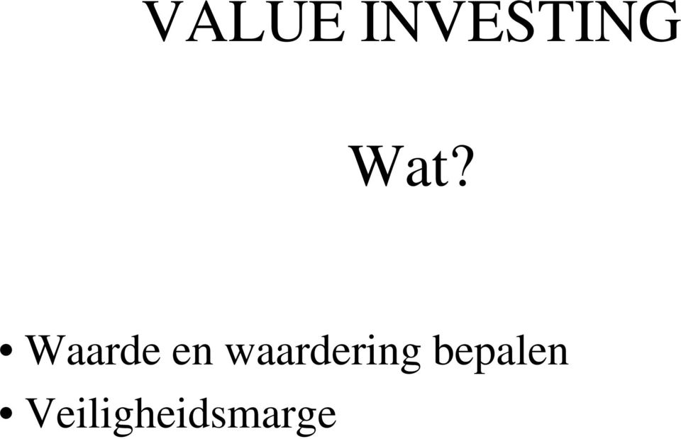 waardering