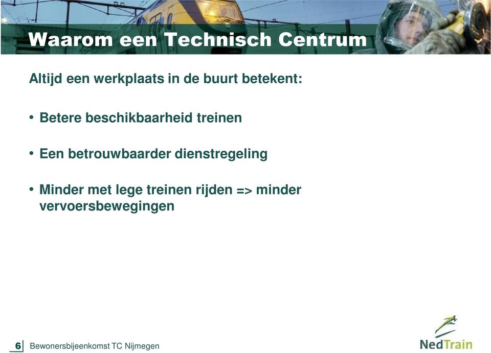 betrouwbaarder dienstregeling Minder met lege treinen