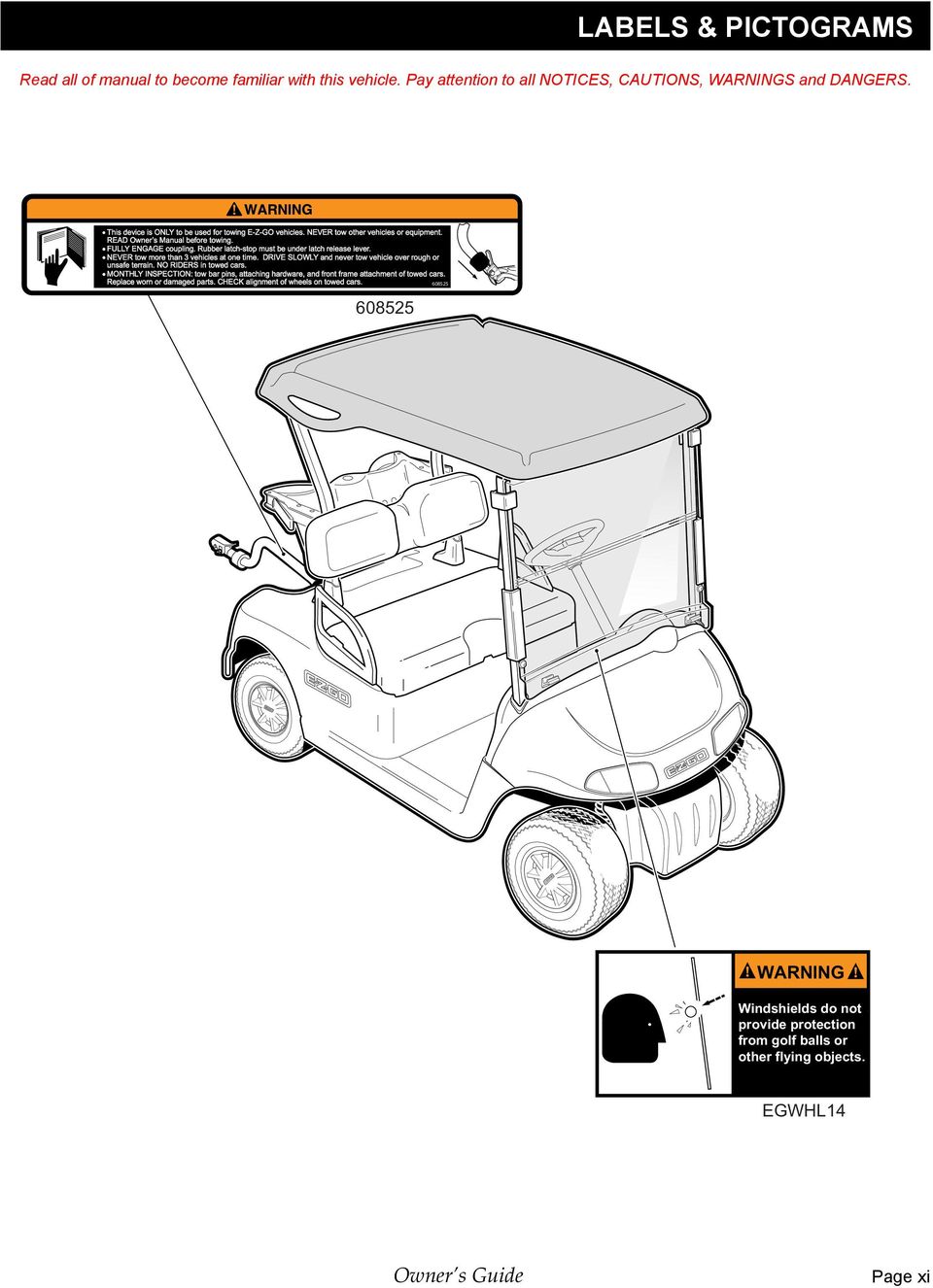 Rubber latch-stop must be under latch release lever. NEVER tow more than 3 vehicles at one time. DRIVE SLOWLY and never tow vehicle over rough or unsafe terrain. NO RIDERS in towed cars.