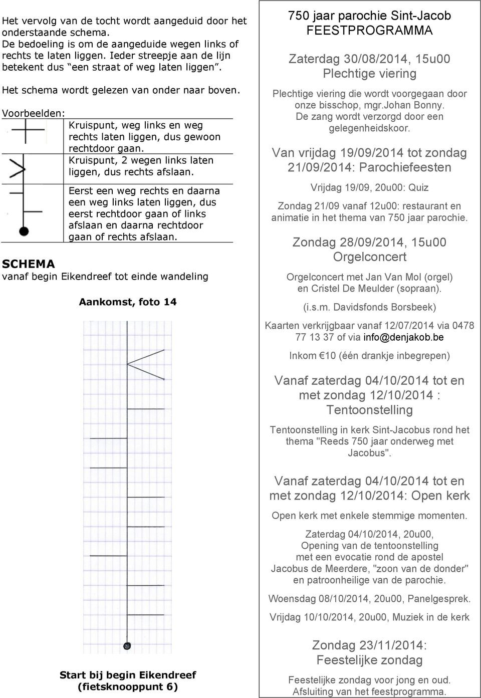 Voorbeelden: Kruispunt, weg links en weg rechts laten liggen, dus gewoon rechtdoor gaan. Kruispunt, 2 wegen links laten liggen, dus rechts afslaan.