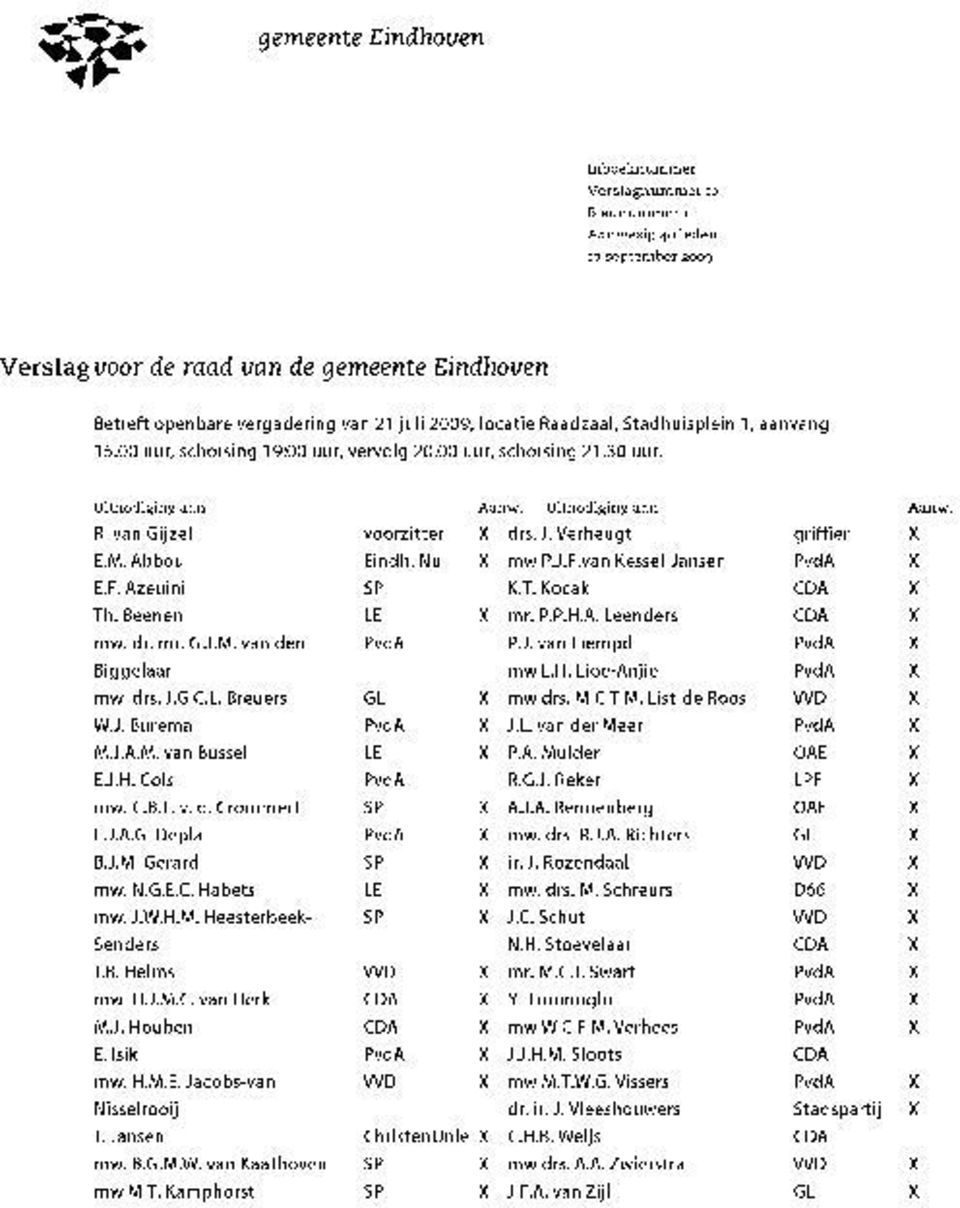 drs. J.G.C.L. Breuers W.J. Burema M.J.A.M. van Bussel E.J.H. Cols mw. C.B.T. v. d. Crommert F J.A.G. Depla BJ.M. Gerard mw. N.G.E.C. Habets mw. J.W.H.M. Heesterbeek- Senders J.B. Helms mw. H.J.M.C. van Herk M.