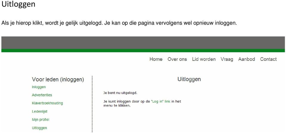 uitgelogd.