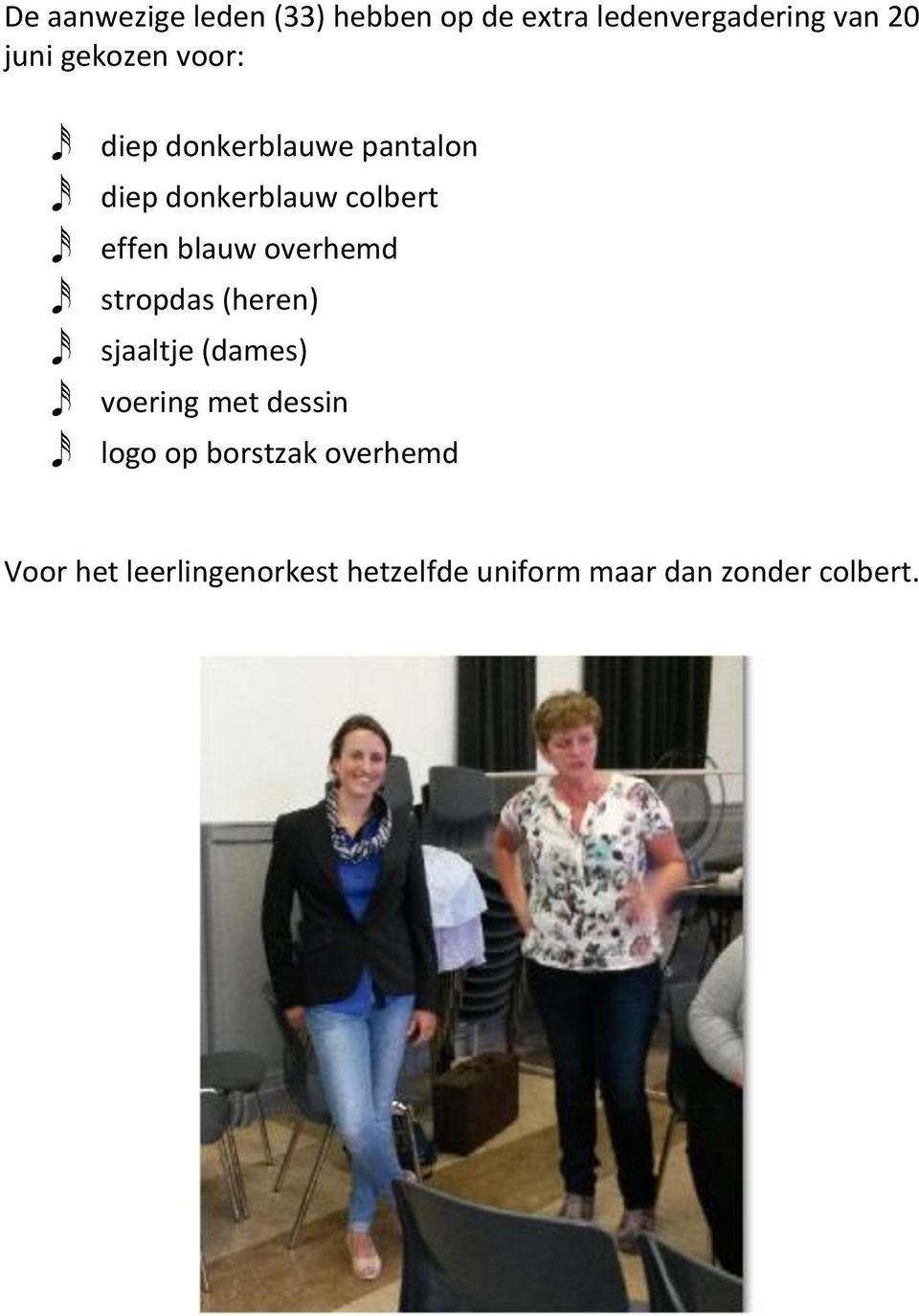 blauw overhemd stropdas (heren) sjaaltje (dames) voering met dessin logo op