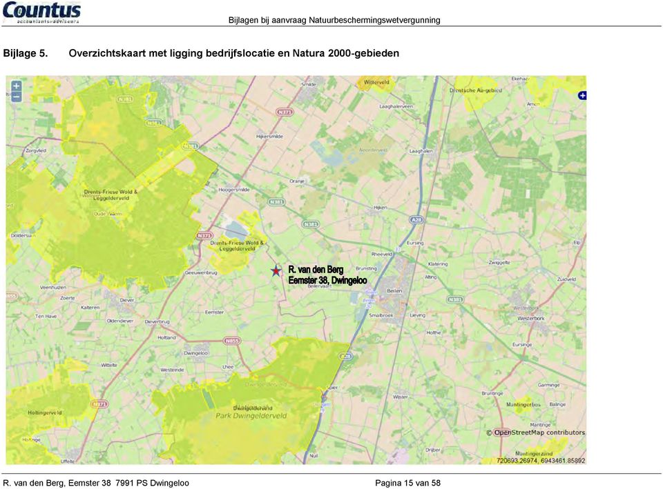 bedrijfslocatie en Natura