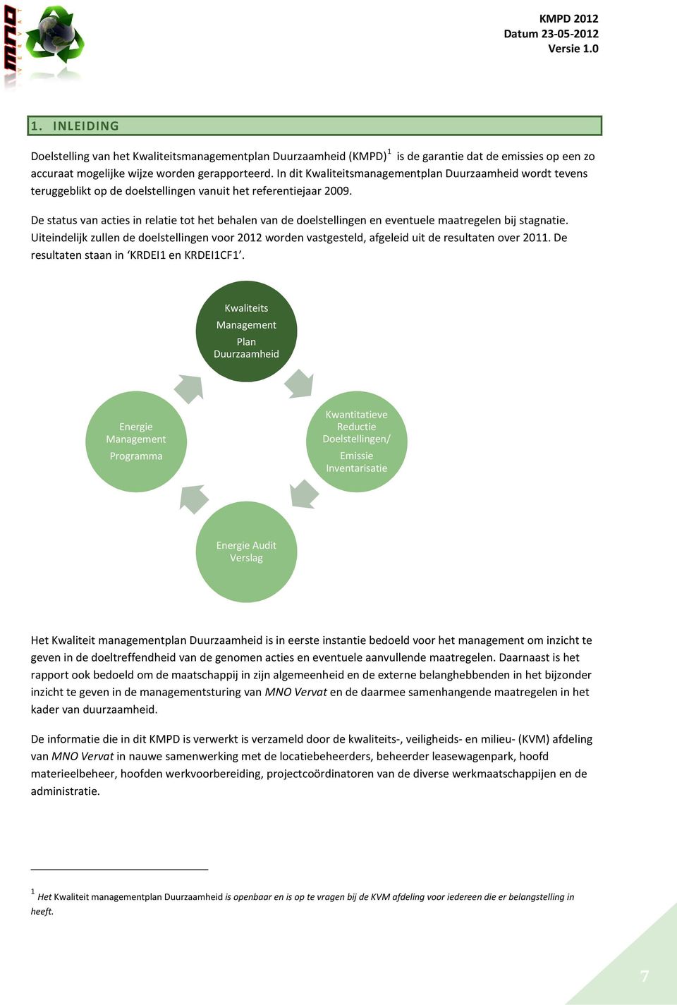 De status van acties in relatie tot het behalen van de doelstellingen en eventuele maatregelen bij stagnatie.