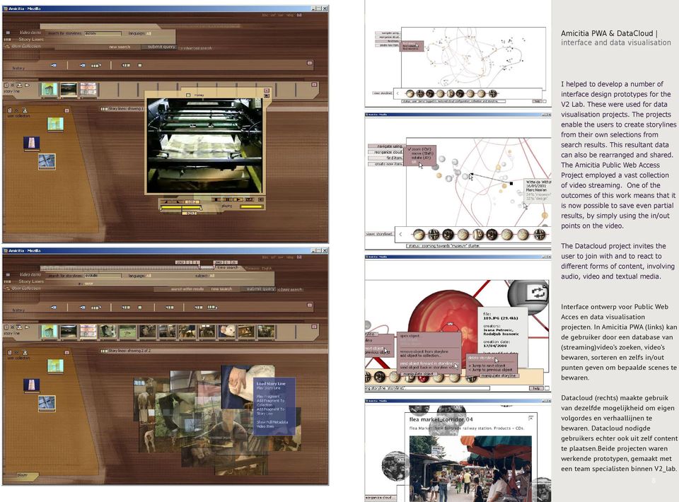 The Amicitia Public Web Access Project employed a vast collection of video streaming.