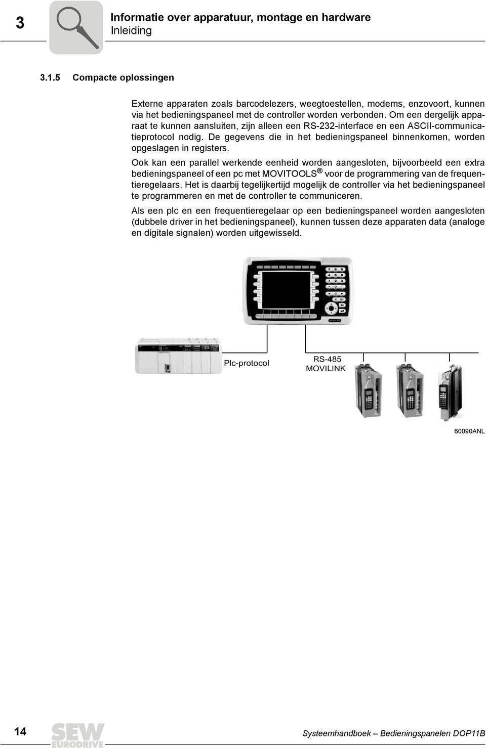 Om een dergelijk apparaat te kunnen aansluiten, zijn alleen een RS-232-interface en een ASC-communicatieprotocol nodig.