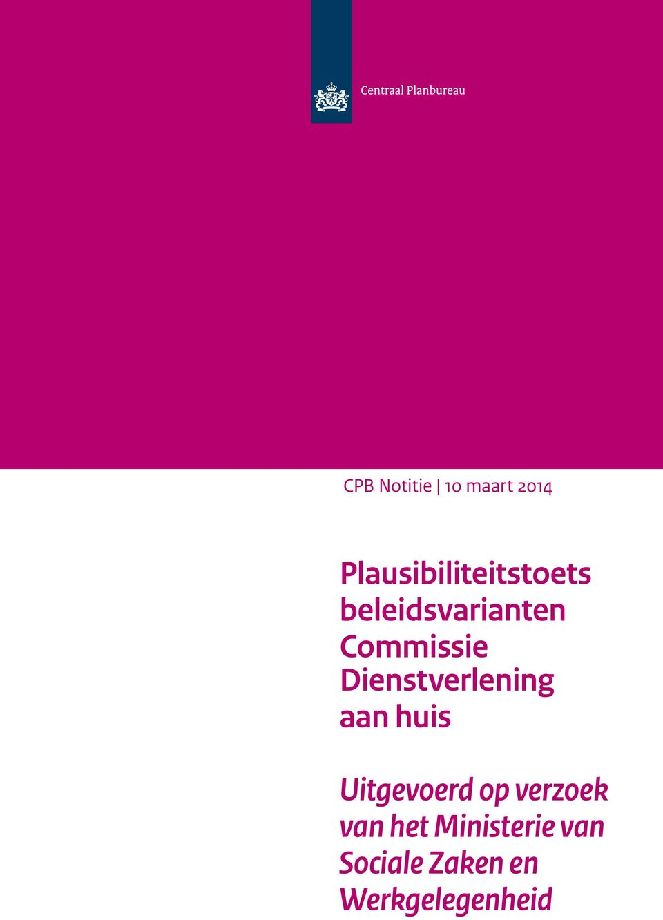 Commissie Dienstverlening aan huis