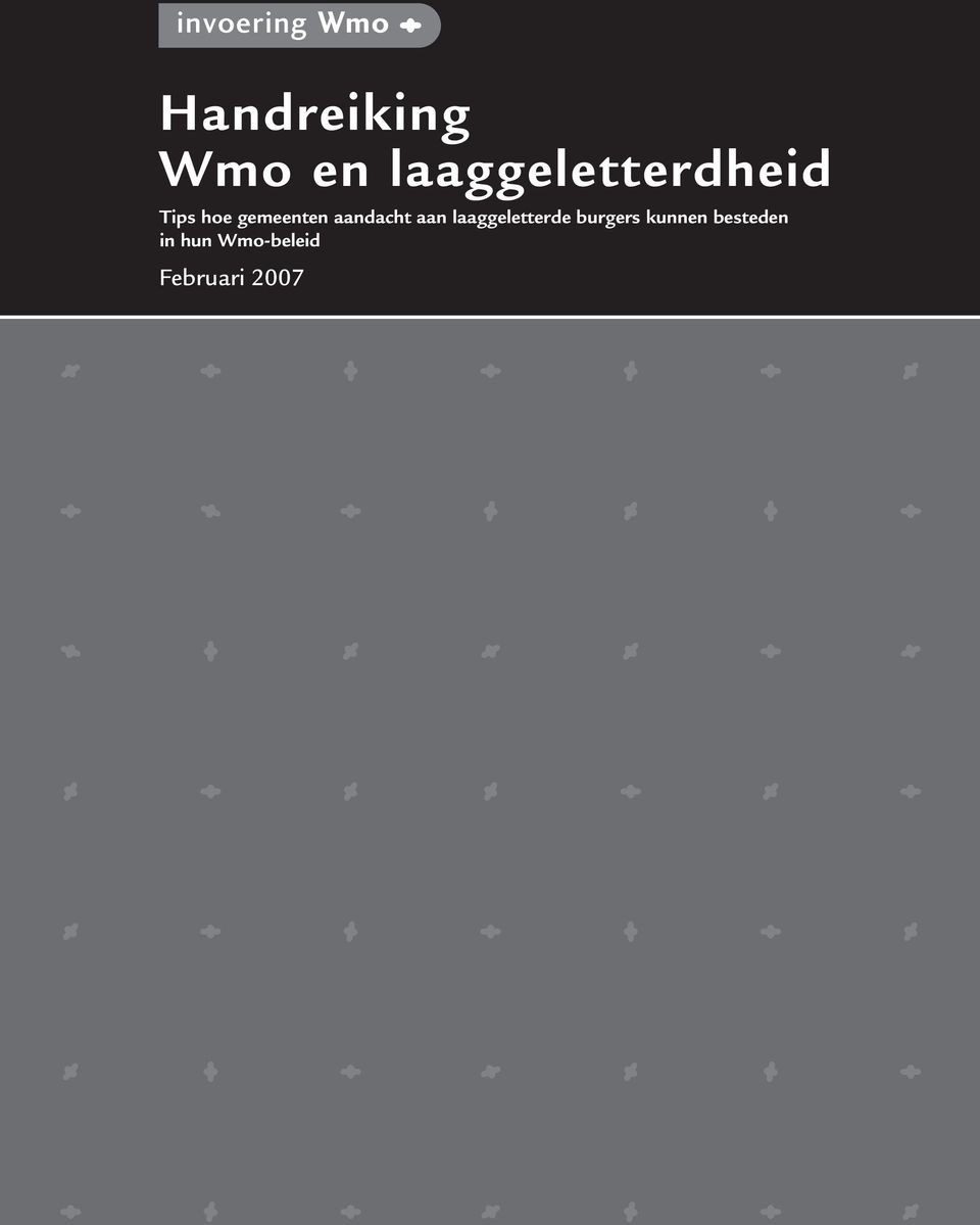 laaggeletterdheid Tip kunnen besteden in hun Wmo-beleid