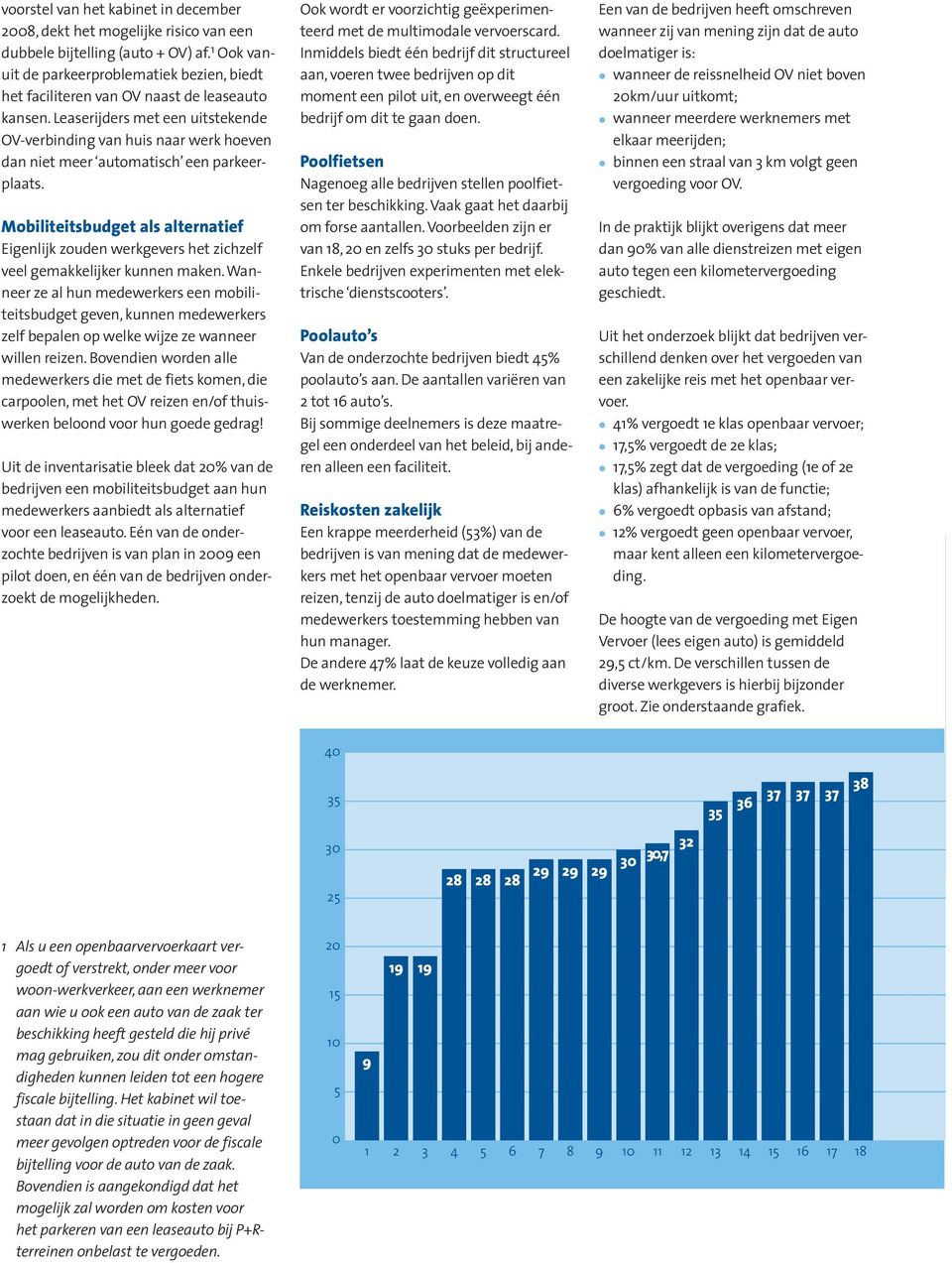 Leaserijders met een uitstekende OV-verbinding van huis naar werk hoeven dan niet meer automatisch een parkeerplaats.