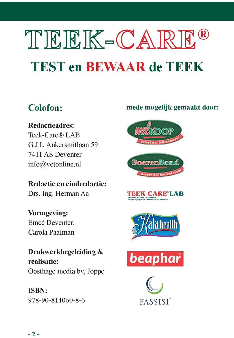 nl Redactie en eindredactie: Drs. Ing.