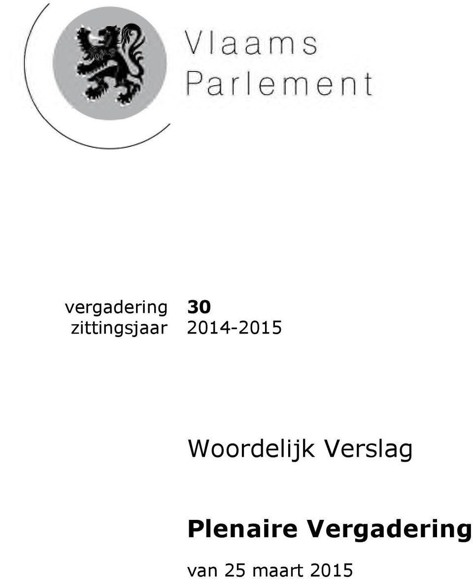 Woordelijk Verslag