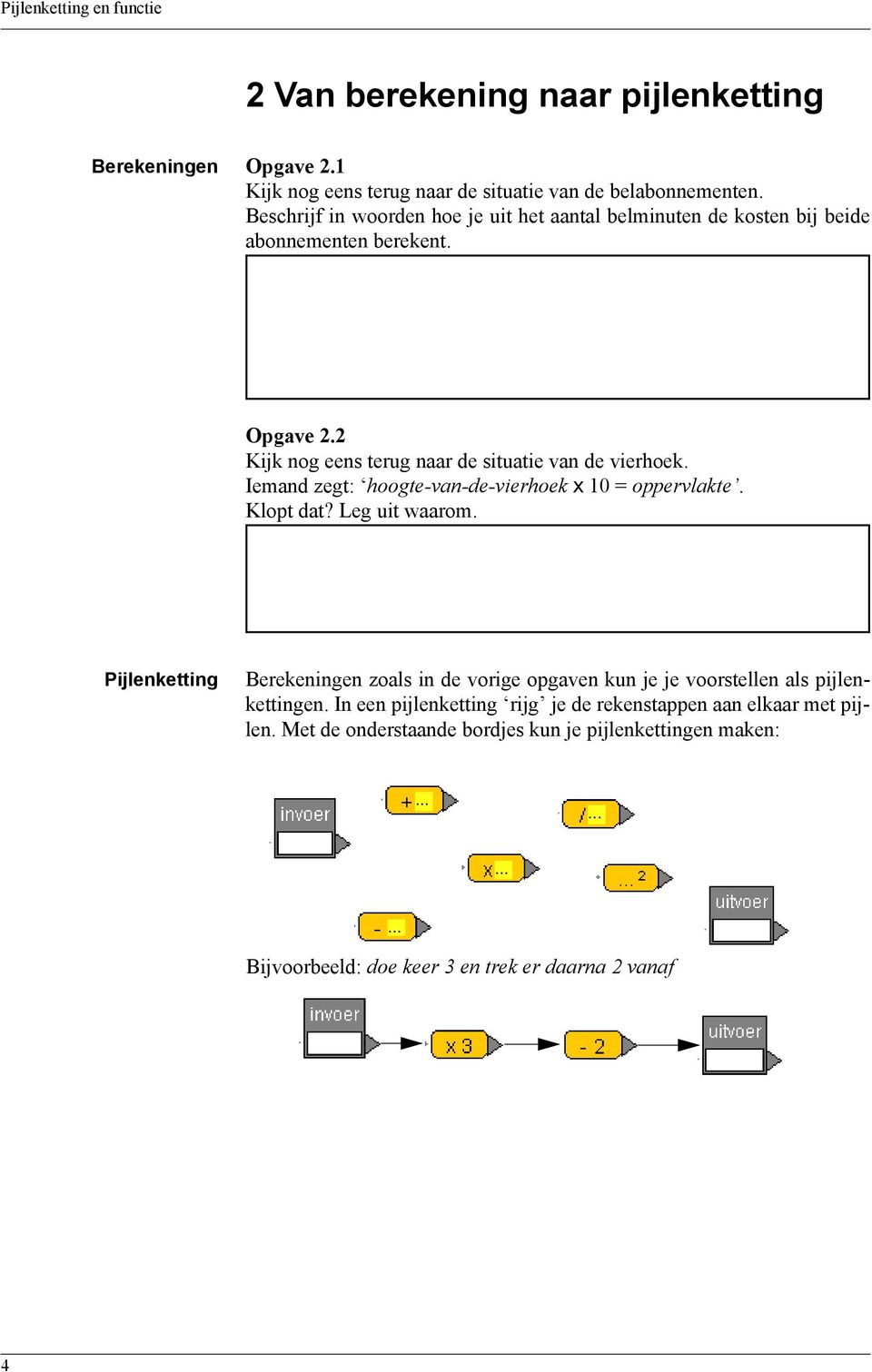 Iemand zegt: hoogte-van-de-vierhoek x 10 = oppervlakte. Klopt dat? Leg uit waarom.