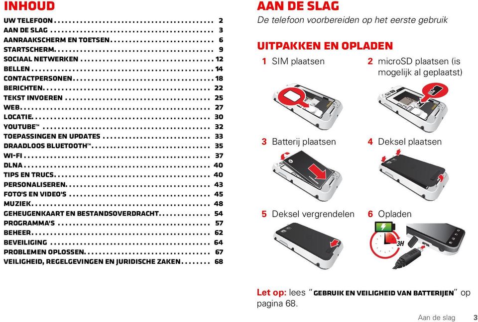 ............................................ 22 Tekst invoeren....................................... 25 Web................................................... 27 Locatie................................................ 30 YouTube.