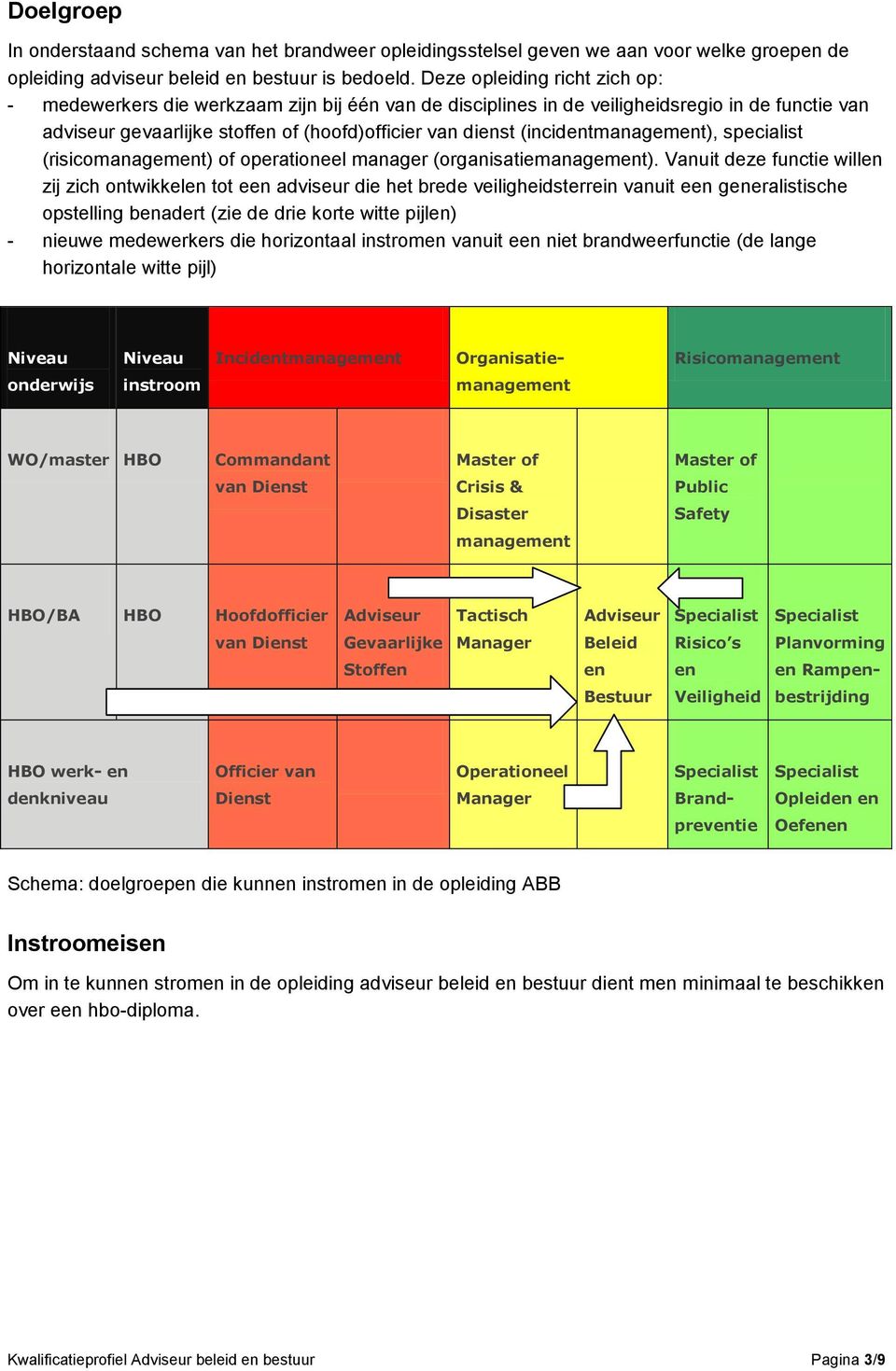 (incidentmanagement), specialist (risicomanagement) of operationeel manager (organisatiemanagement).