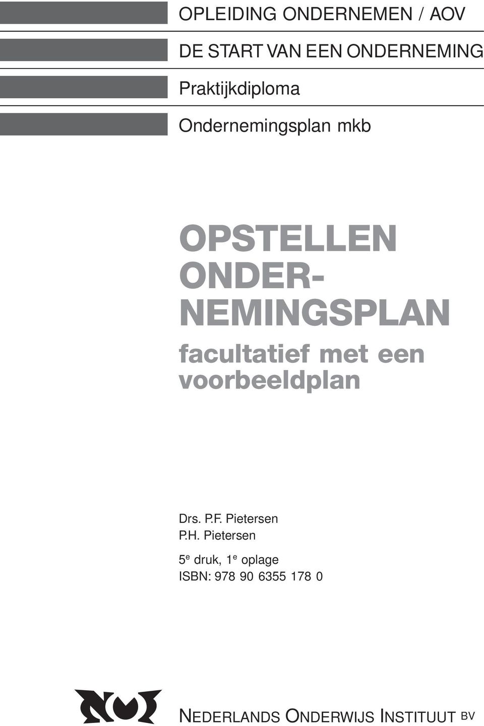 facultatief met een voorbeeldplan Drs. P.F. Pietersen P.H.