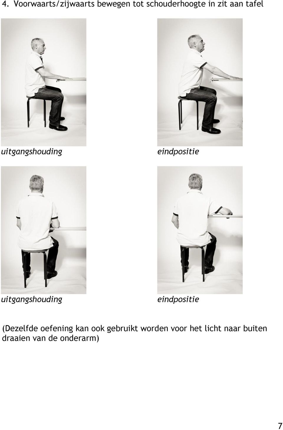 eindpositie (Dezelfde oefening kan ook