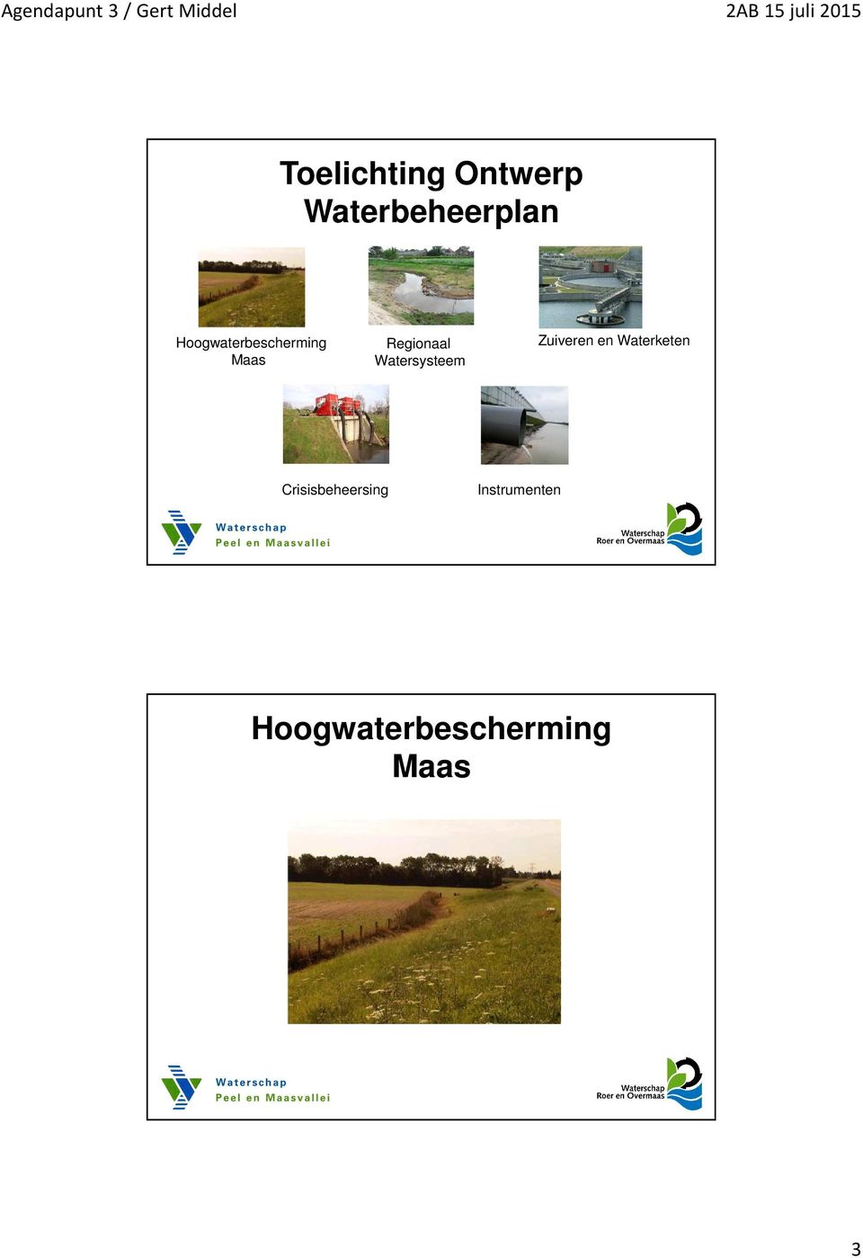 Hoogwaterbescherming Maas Regionaal Watersysteem