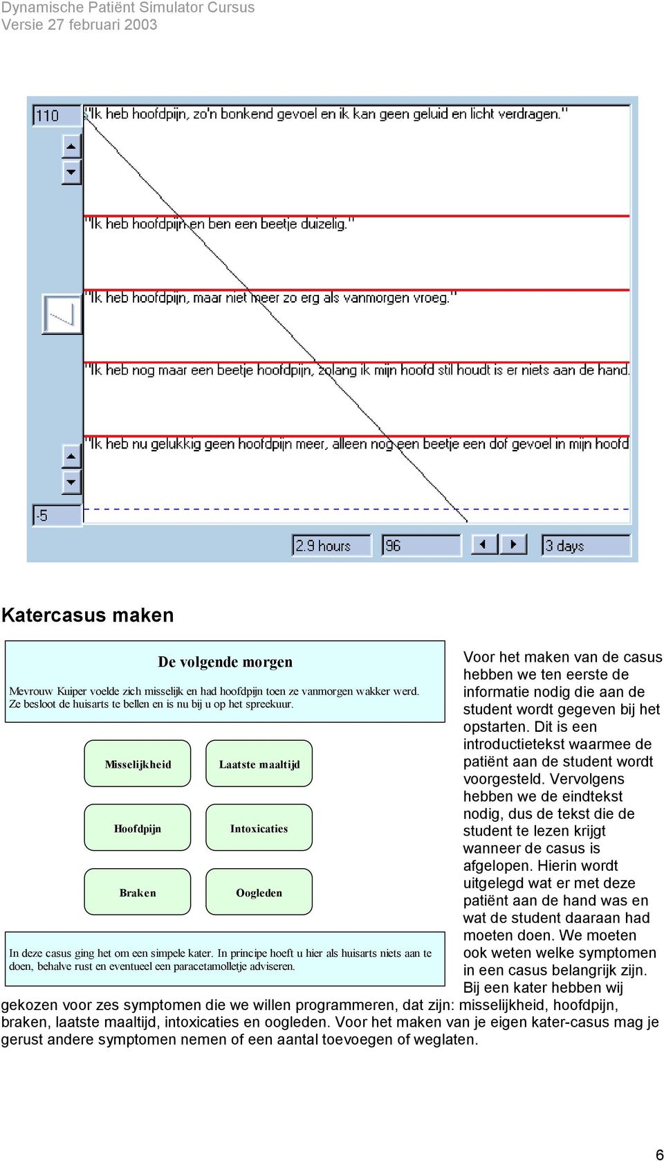 In principe hoeft u hier als huisarts niets aan te doen, behalve rust en eventueel een paracetamolletje adviseren.